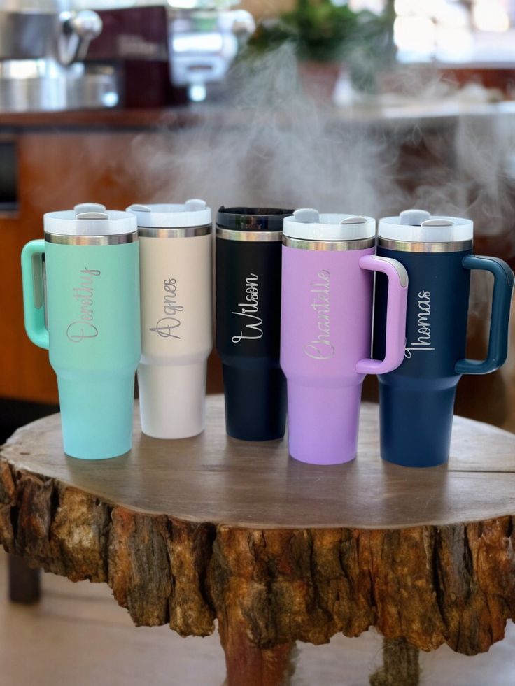 Personalized Insulated Tumbler with Handle
