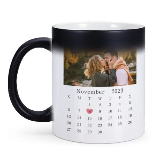 Custom Date Calendar Mug
