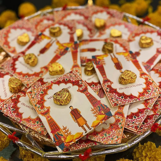 Mehndi Accessory Favor Cards (Pack of 10 Cards)