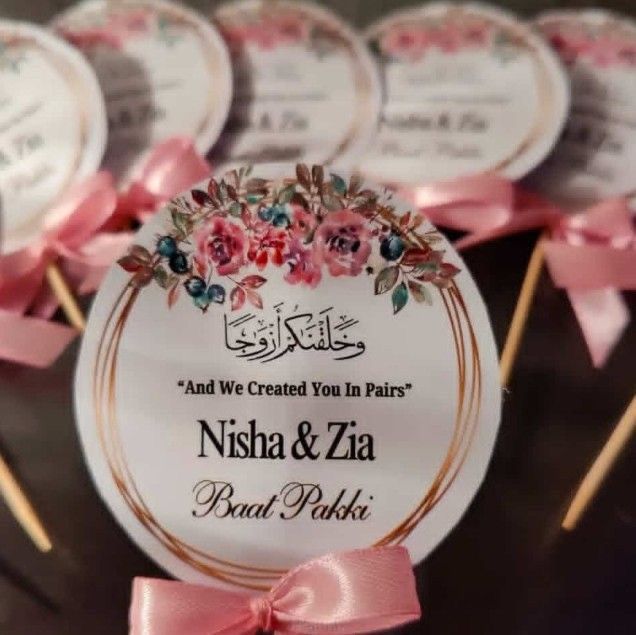 Wedding Sweet Toppers (Pack of 10 piece)