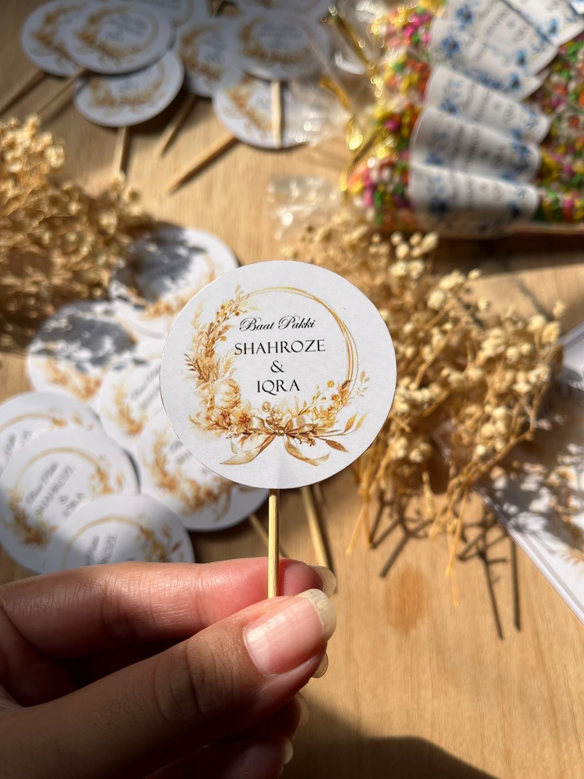 Wedding Sweet Toppers (Pack of 10 piece)