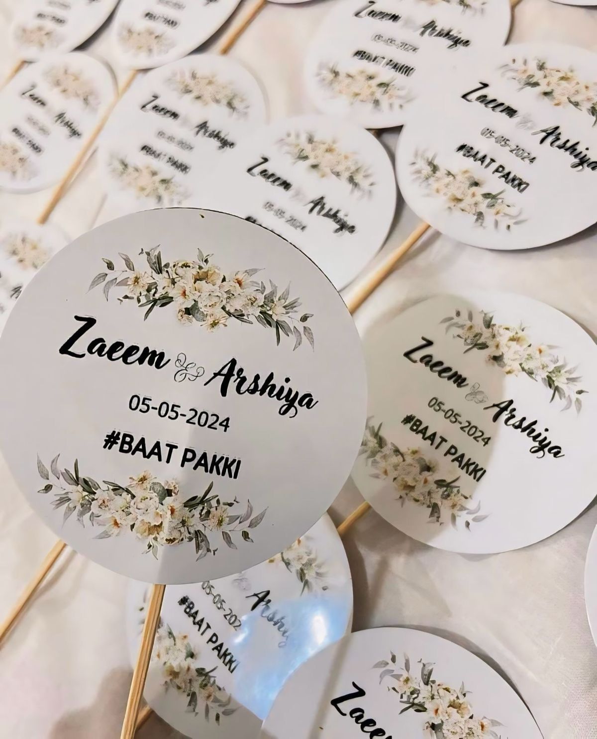 Wedding Sweet Toppers (Pack of 10 piece)