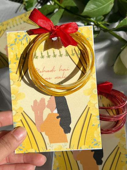 Mehndi Accessory Favor Cards (Pack of 10 Cards)
