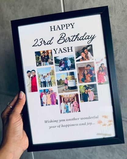 Personalized Birthday Memory Frame 🎁