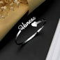 Personalized Name Bracelets with Love Heart